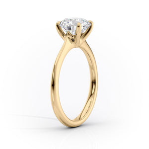 The Katelyn Set With A 2.5 Carat Emerald Lab Diamond