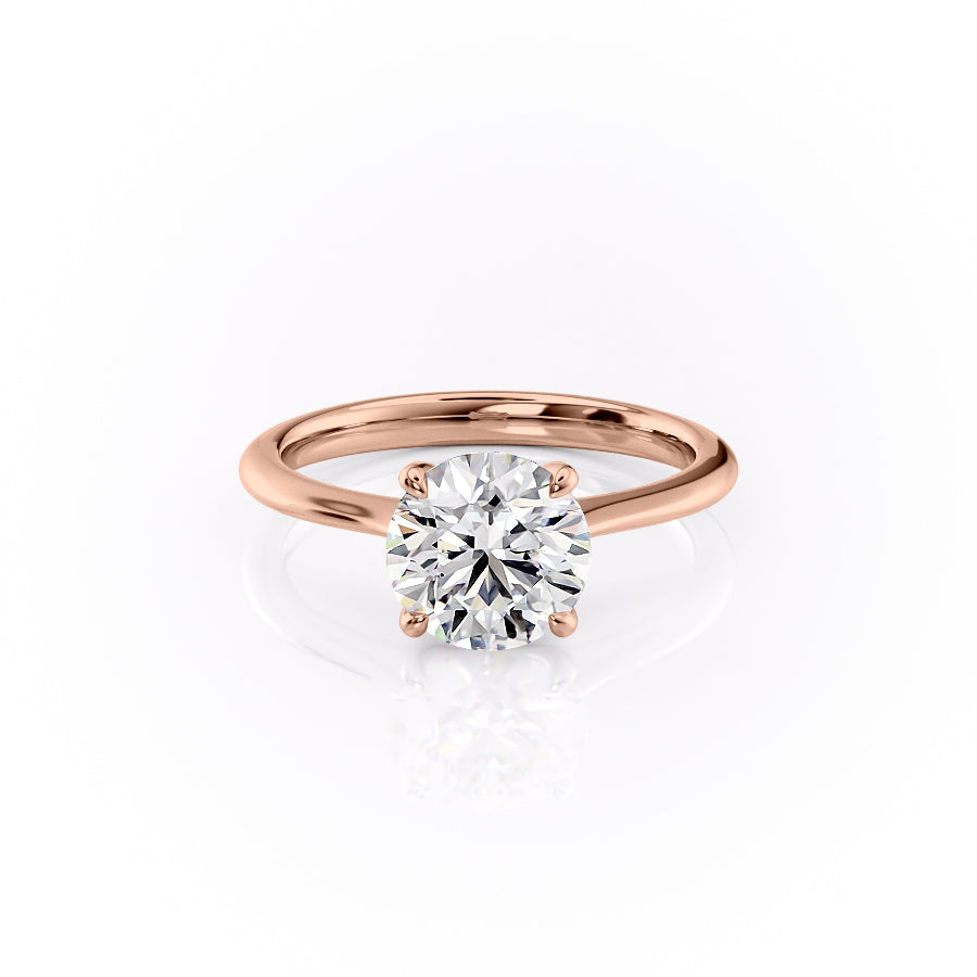 The Katelyn Set With A 1 Carat Round Moissanite