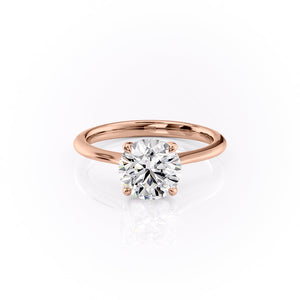The Katelyn Set With A 1 Carat Round Lab Diamond