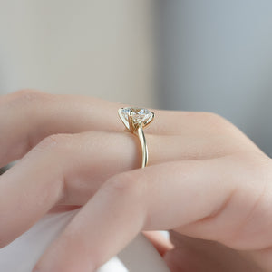 The Katelyn Set With A 2 Carat Round Moissanite