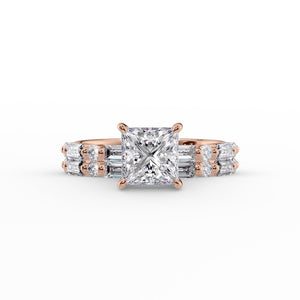The Patricia Set With A Princess Lab Diamond