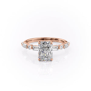 The Patricia Set With A 2 Carat Radiant Lab Diamond