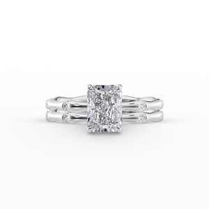 The Samantha Set With A Radiant Lab Diamond