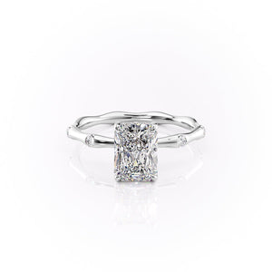 The Samantha Set With A 2 Carat Radiant Lab Diamond