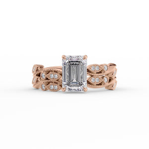 The Robin Set With A 1.5 Carat Emerald Lab Diamond