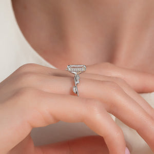 The Robin Set With A 1.5 Carat Emerald Lab Diamond