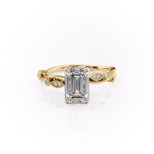 The Robin Set With A 2.5 Carat Emerald Lab Diamond