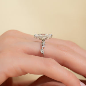 The Robin Set With A Marquise Lab Diamond