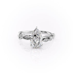 The Robin Set With A 1.5 Carat Pear Lab Diamond