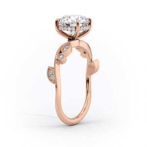 The Robin Set With A 3 Carat Pear Lab Diamond