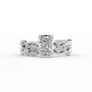 The Robin Set With A 1.5 Carat Radiant Lab Diamond