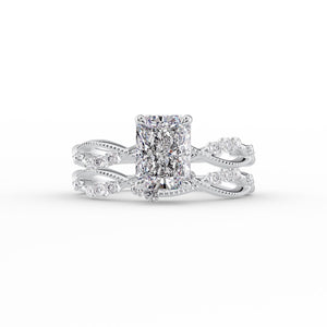The Daisy Set With A Radiant Lab Diamond