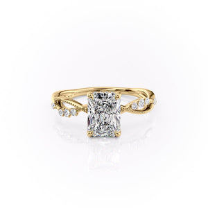 The Daisy Set With A 5 Carat Radiant Moissanite
