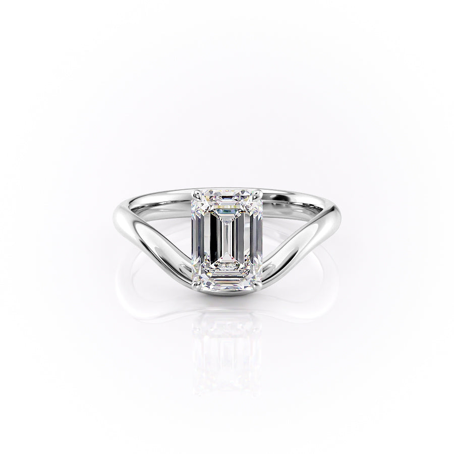 The Berta Set With A 1.5 Carat Emerald Lab Diamond