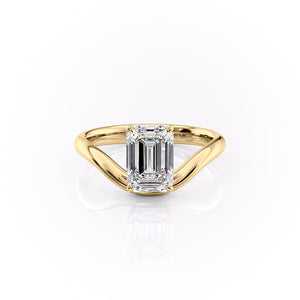 The Berta Set With A 3 Carat Emerald Lab Diamond