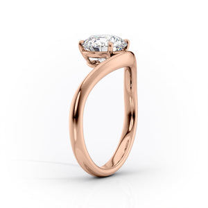 The Berta Set With A 1.5 Carat Pear Lab Diamond