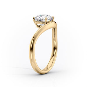 The Berta Set With A 2 Carat Cushion Moissanite