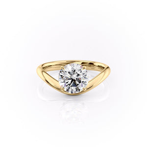 The Berta Set With A 1 Carat Round Lab Diamond