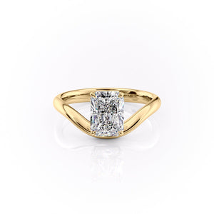 The Berta Set With A 5 Carat Radiant Moissanite