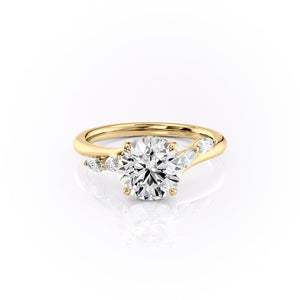 The Nova Set With A 1 Carat Round Moissanite