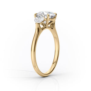 The Hearts Liv Set With A 1.5 Carat Emerald Lab Diamond