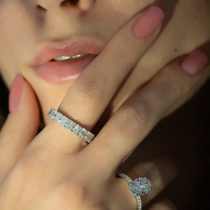4.5ct Radiant Eternity