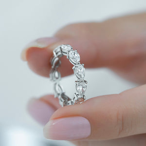 1.5ct East West Pear Eternity