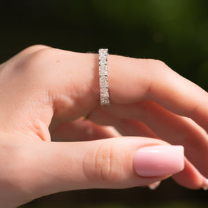 2ct East West Radiant U Prong Eternity
