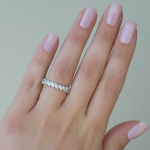 1.5ct Slanted Marquise Eternity