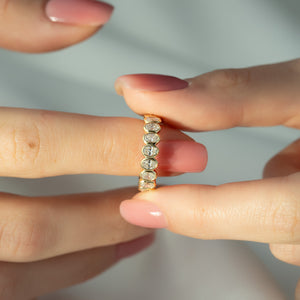 1.7ct Oval Bezel Eternity