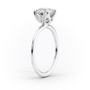 The Lisa Set With A 2 Carat Emerald Lab Diamond