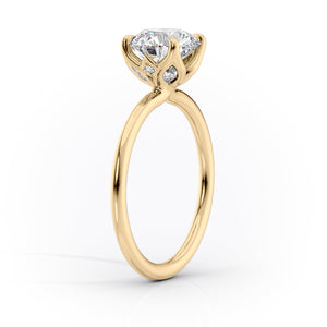 The Lisa Set With A 4 Carat Radiant Moissanite