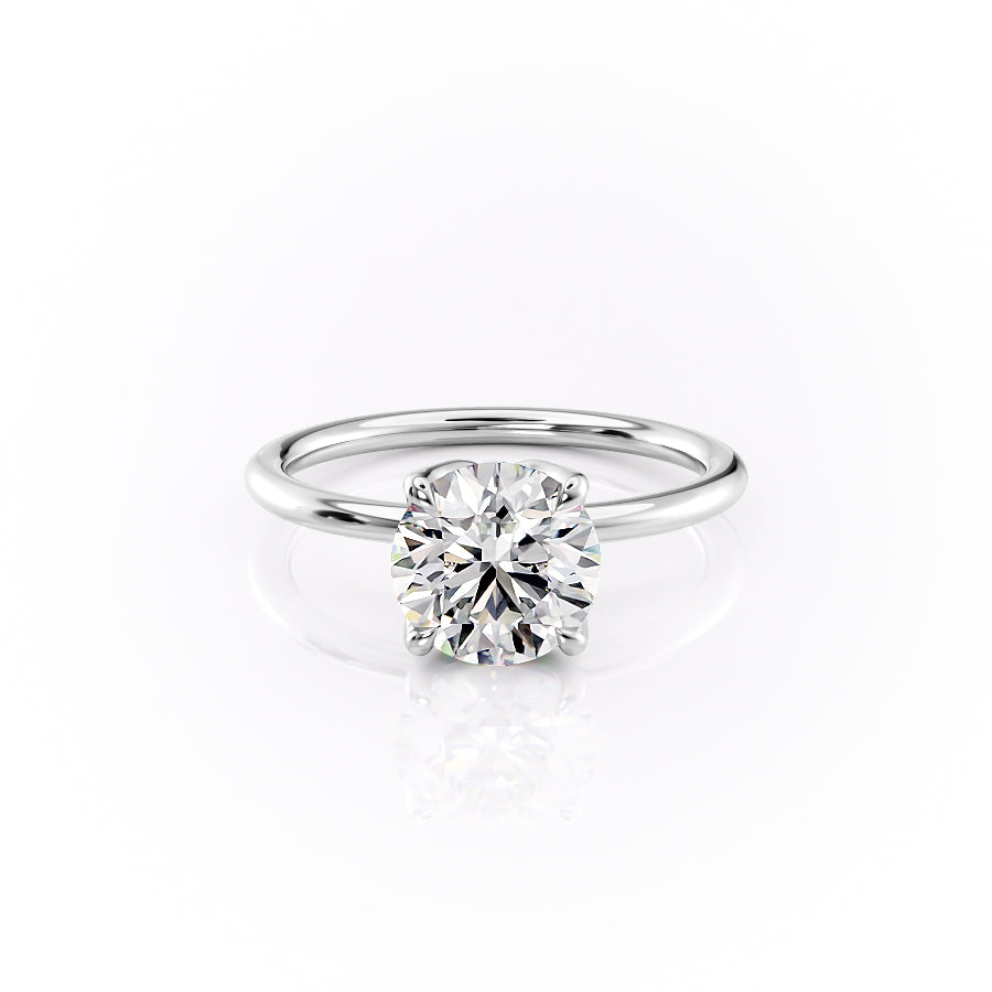 The Lisa Set With A 1.5 Carat Round Lab Diamond