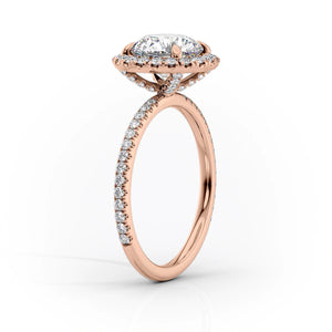 The Lenny Set With A 2.5 Carat Oval Moissanite