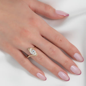 The Skyler Set With A 2 Carat Princess Lab Diamond