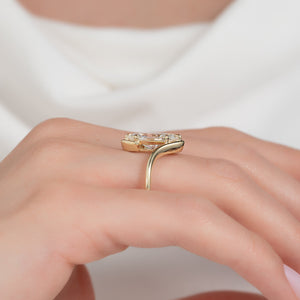 The Skyler Set With A 2 Carat Princess Lab Diamond
