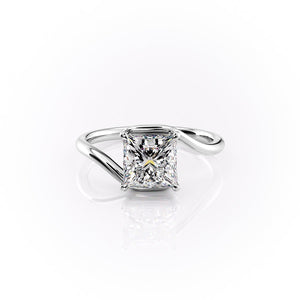 The Skyler Set With A 2 Carat Princess Lab Diamond