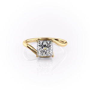 The Skyler Set With A 3 Carat Princess Lab Diamond