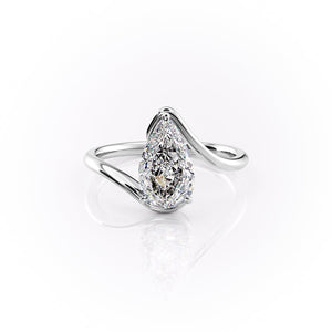 The Skyler Set With A 2 Carat Pear Lab Diamond