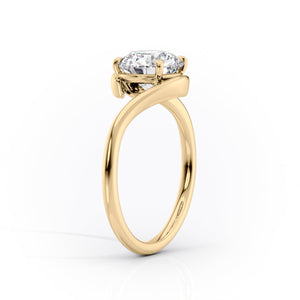 The Skyler Set With A 2 Carat Pear Lab Diamond