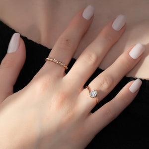 The Skyler Set With A Round Lab Diamond