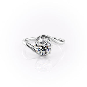 The Skyler Set With A 1 Carat Round Lab Diamond