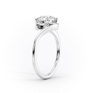 The Skyler Set With A 1.5 Carat Radiant Lab Diamond