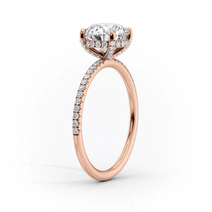The Pave Crown Kamellie Set With A 2 Carat Emerald Lab Diamond