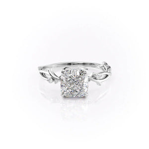 The Twig Set With A 1.5 Carat Cushion Lab Diamond