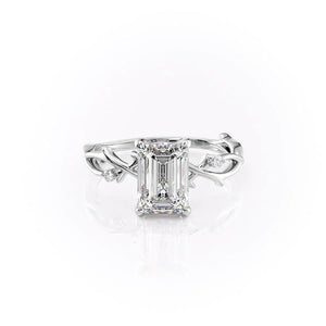 The Twig Set With A 2.5 Carat Emerald Lab Diamond