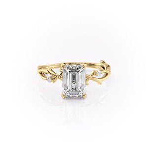 The Twig Set With A 2 Carat Emerald Lab Diamond