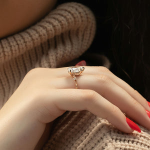 The Twig Set With A 2 Carat Pear Lab Diamond
