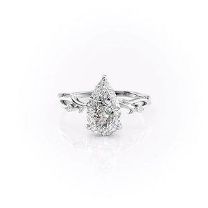The Twig Set With A 1 Carat Pear Lab Diamond