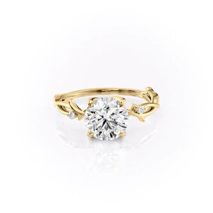 The Twig Set With A 1.5 Carat Round Lab Diamond